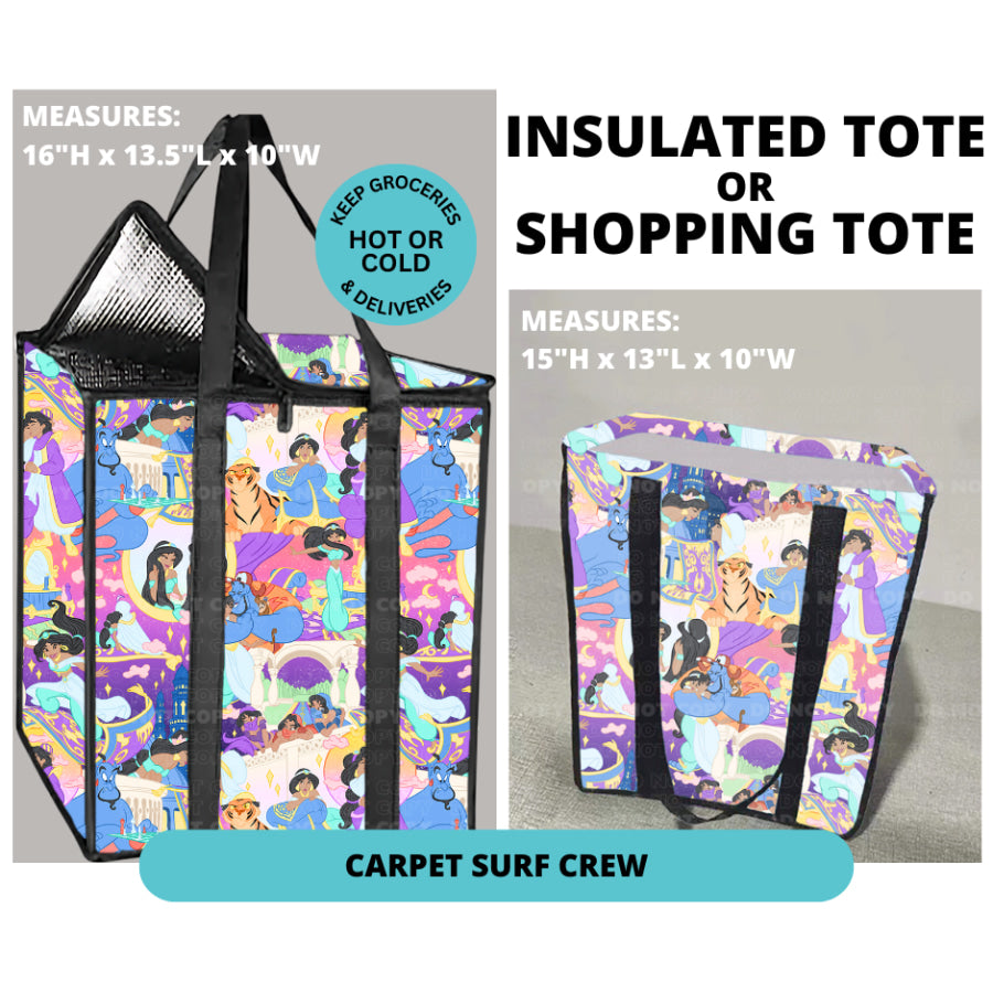 Preorder Custom Shopping Totes - Closes 30 Dec - ETA mid Apr 2025 Insulated Tote