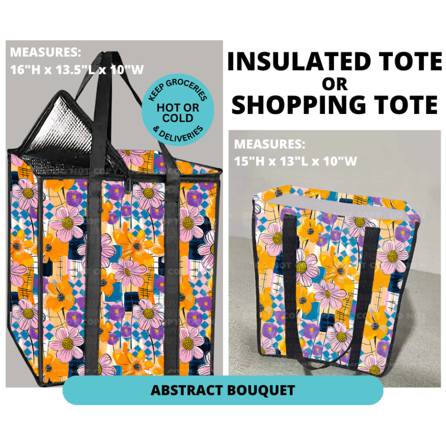 Preorder Custom Shopping Totes - Closes 30 Dec - ETA mid Apr 2025 Insulated Tote