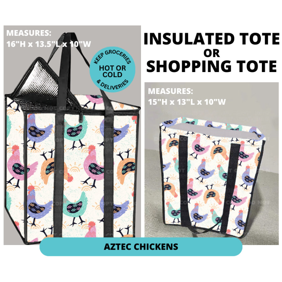 Preorder Custom Shopping Totes - Closes 30 Dec - ETA mid Apr 2025 Insulated Tote