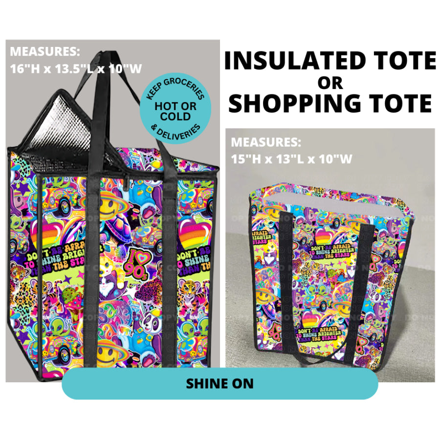 Preorder Custom Shopping Totes - Closes 30 Dec - ETA mid Apr 2025 Insulated Tote