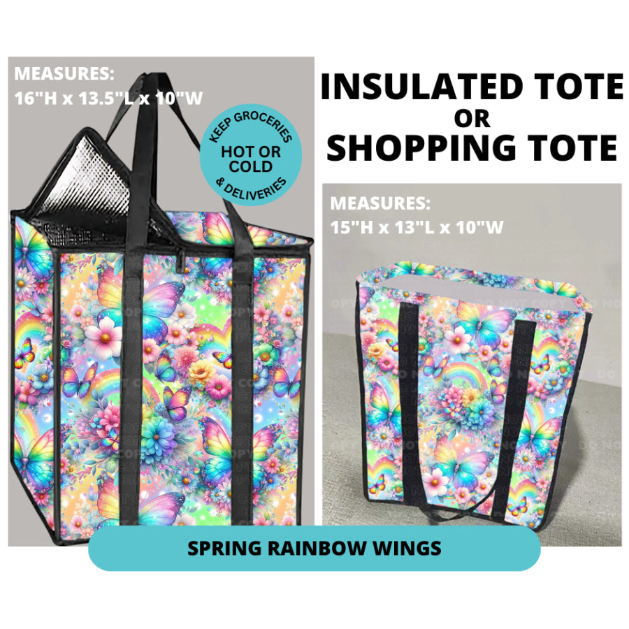 Preorder Custom Shopping Totes - Closes 30 Dec - ETA mid Apr 2025 Insulated Tote