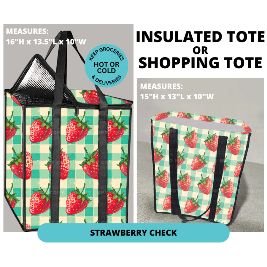 Preorder Custom Shopping Totes - Closes 30 Dec - ETA mid Apr 2025 Insulated Tote