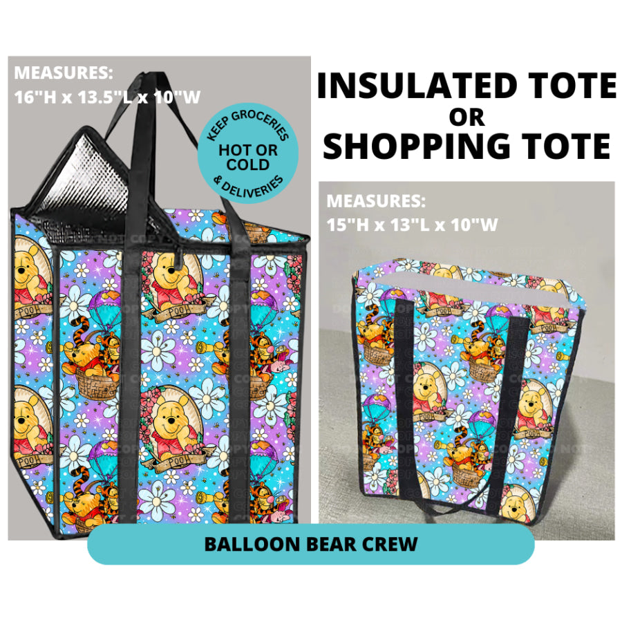 Preorder Custom Shopping Totes - Closes 30 Dec - ETA mid Apr 2025 Insulated Tote