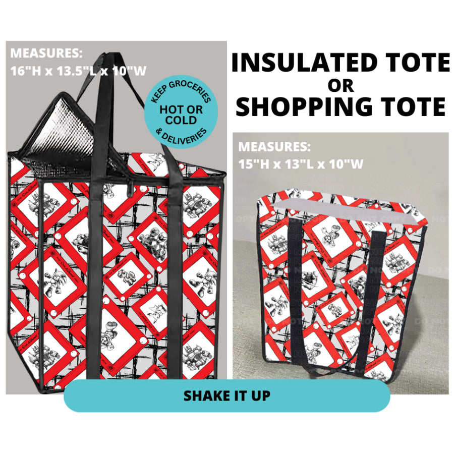 Preorder Custom Shopping Totes - Closes 30 Dec - ETA mid Apr 2025 Insulated Tote