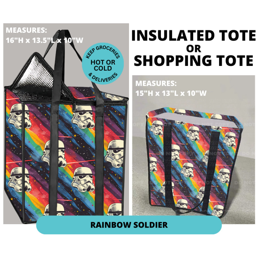 Preorder Custom Shopping Totes - Closes 30 Dec - ETA mid Apr 2025 Insulated Tote