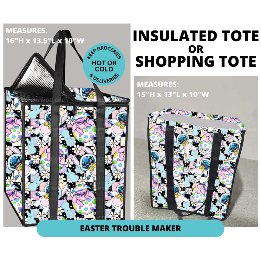 Preorder Custom Shopping Totes - Closes 30 Dec - ETA mid Apr 2025 Insulated Tote