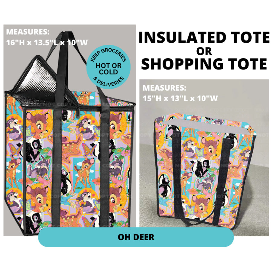 Preorder Custom Shopping Totes - Closes 30 Dec - ETA mid Apr 2025 Insulated Tote