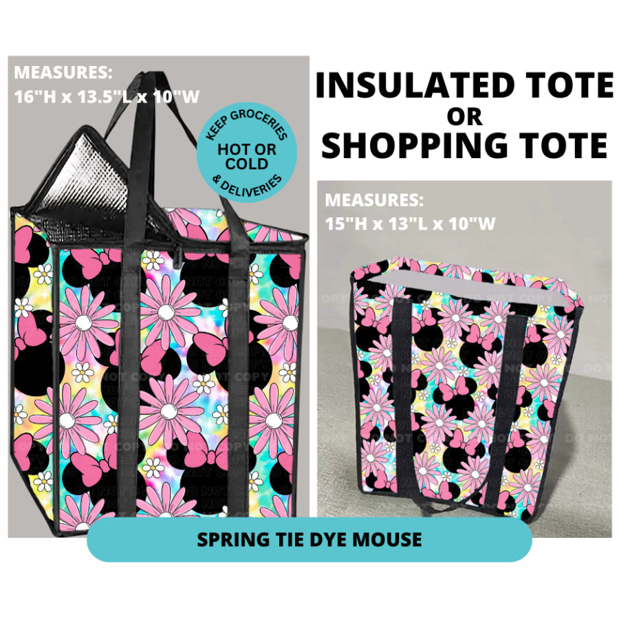 Preorder Custom Shopping Totes - Closes 30 Dec - ETA mid Apr 2025 Insulated Tote