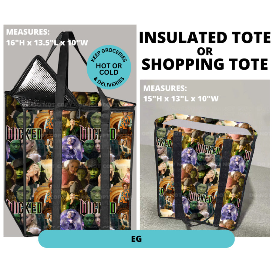 Preorder Custom Shopping Totes - Closes 30 Dec - ETA mid Apr 2025 Insulated Tote