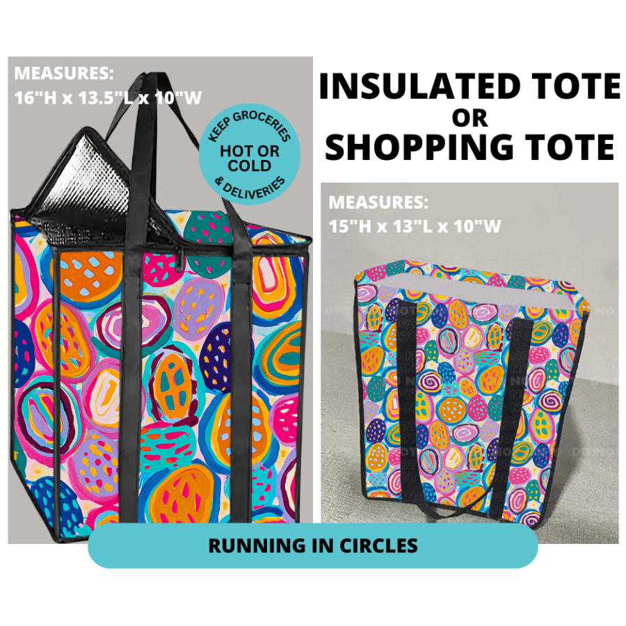 Preorder Custom Shopping Totes - Closes 30 Dec - ETA mid Apr 2025 Insulated Tote