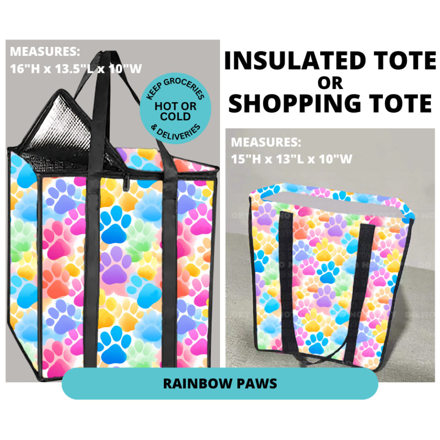 Preorder Custom Shopping Totes - Closes 30 Dec - ETA mid Apr 2025 Insulated Tote