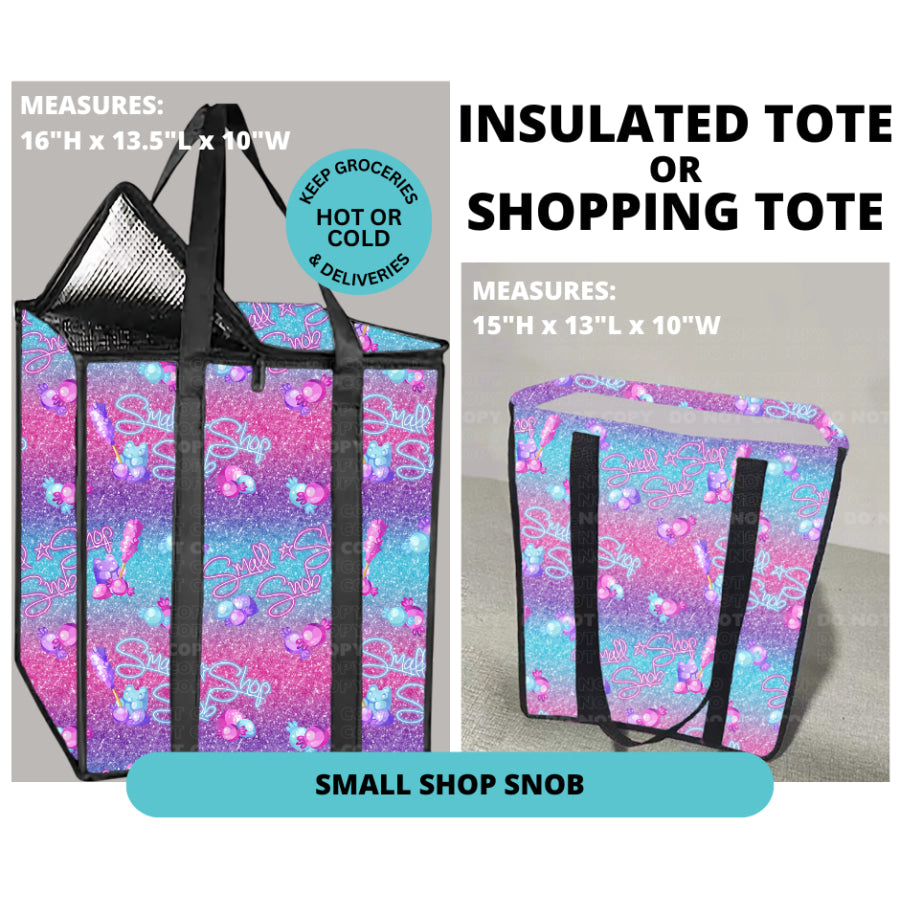 Preorder Custom Shopping Totes - Closes 30 Dec - ETA mid Apr 2025 Insulated Tote