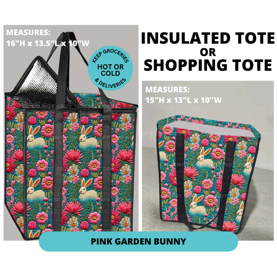 Preorder Custom Shopping Totes - Closes 30 Dec - ETA mid Apr 2025 Insulated Tote