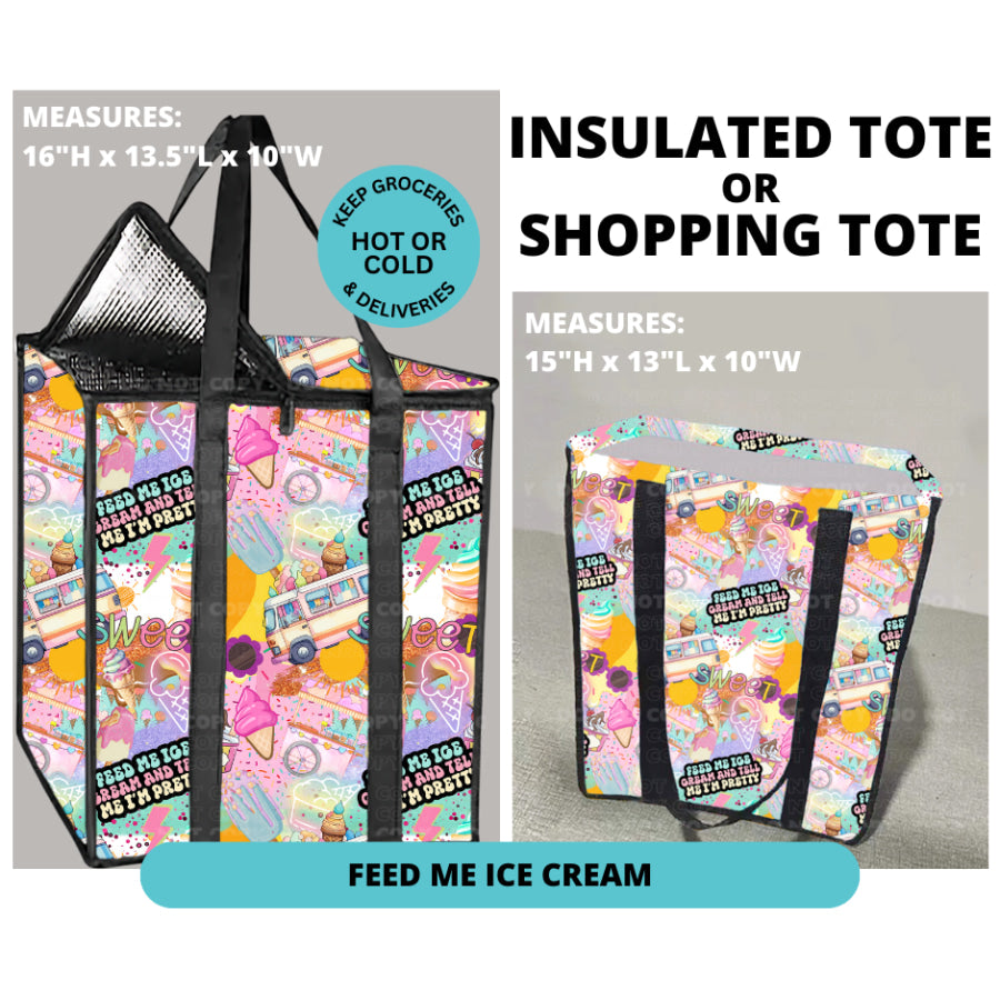 Preorder Custom Shopping Totes - Closes 30 Dec - ETA mid Apr 2025 Insulated Tote