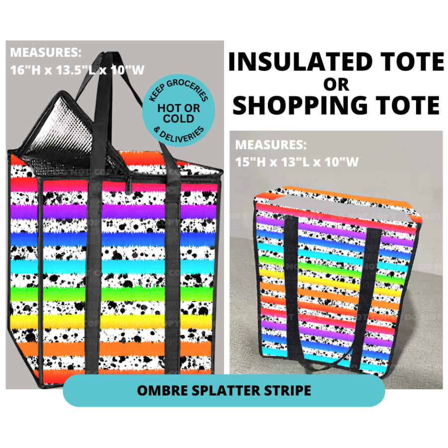 Preorder Custom Shopping Totes - Closes 30 Dec - ETA mid Apr 2025 Insulated Tote