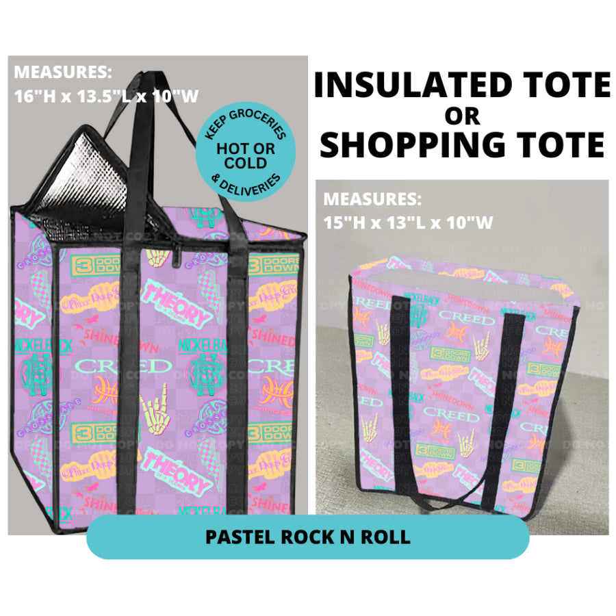 Preorder Custom Shopping Totes - Closes 30 Dec - ETA mid Apr 2025 Insulated Tote