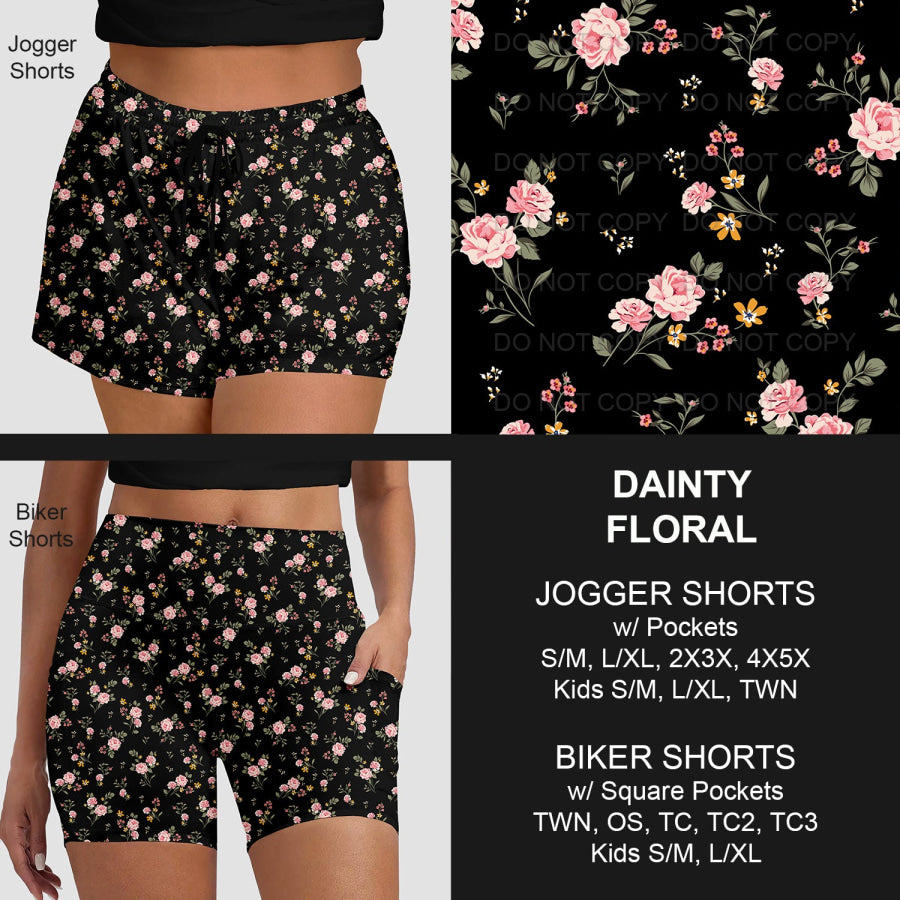 PREORDER Custom Shorts - Dainty Floral - Closes 30 Mar - ETA late Jun 2025 Loungewear