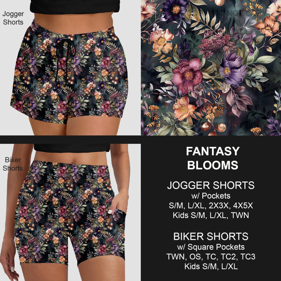 PREORDER Custom Shorts - Fantasy Blooms - Closes 30 Mar - ETA late Jun 2025 Loungewear