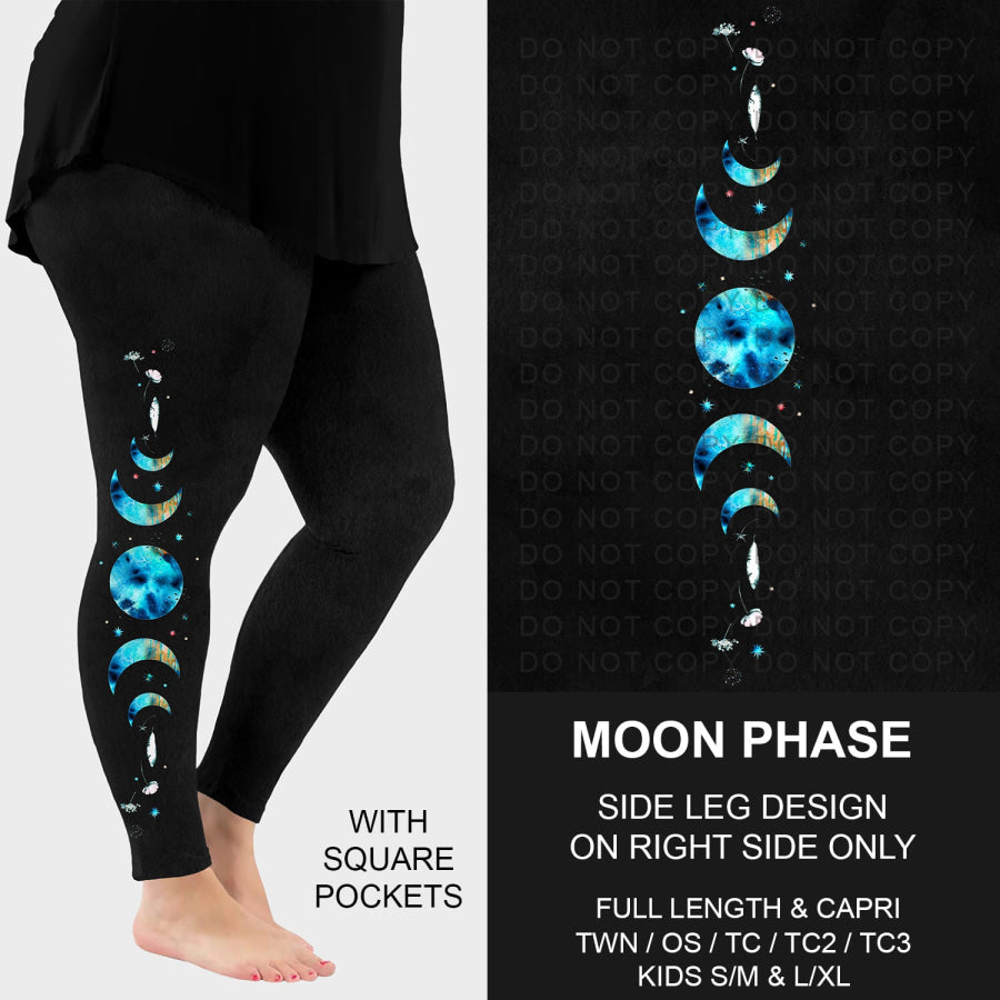 PREORDER Custom Side Print Leggings Moon Phase Closes 2 Sep ETA early Dec 2025 Leggings