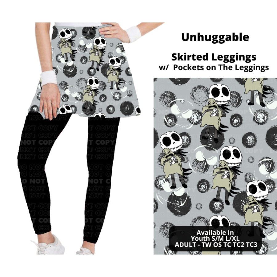 Preorder Custom Skirted Leggings with Pockets - Unhuggable - Closes 25 Nov - ETA late Feb 2025 Leggings