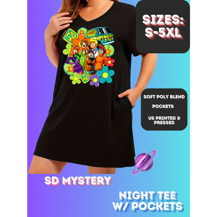 Preorder Custom Sleep Shirt with Pockets - SD Mystery - Closes 23 Nov - ETA early Jan 2025 Sleepwear