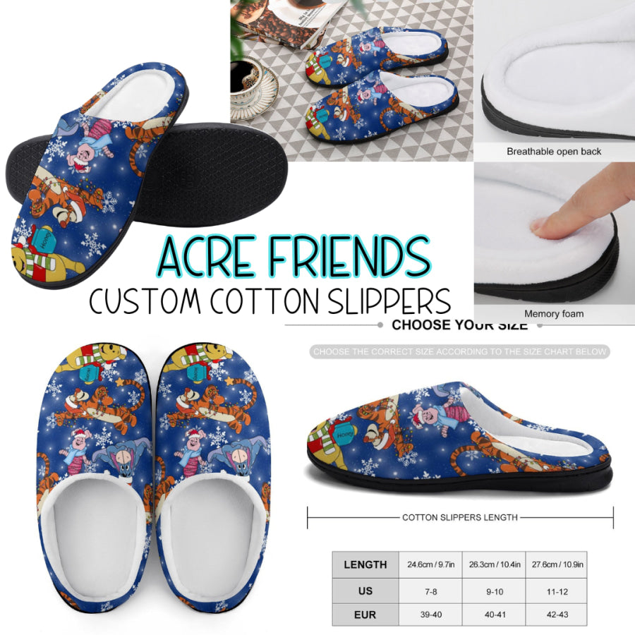 PREORDER Custom Slippers - Acre Friends - Closes 18 Sep - ETA mid Dec 2024 Slippers