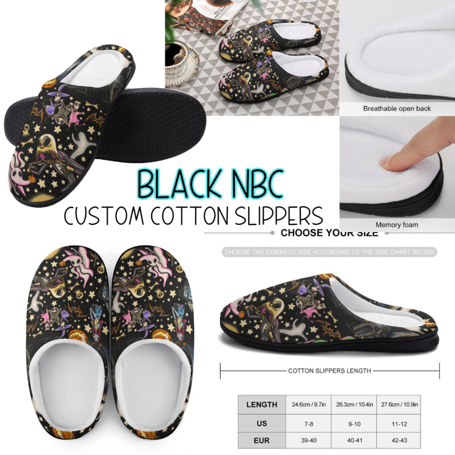 PREORDER Custom Slippers - Black NBC - Closes 18 Sep - ETA mid Dec 2024 Slippers