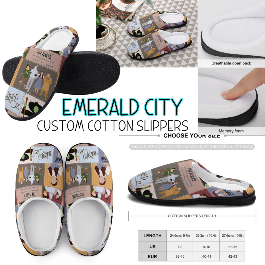 PREORDER Custom Slippers - Emerald City - Closes 18 Sep - ETA mid Dec 2024 Slippers