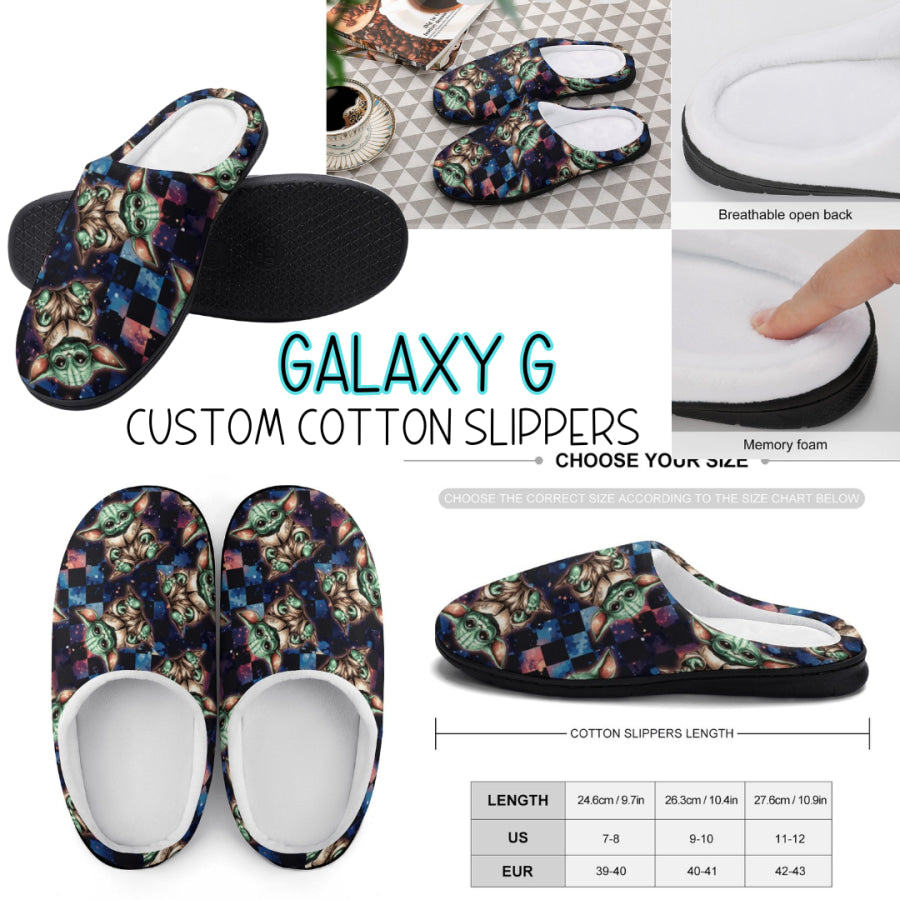 PREORDER Custom Slippers - Galaxy G - Closes 18 Sep - ETA mid Dec 2024 Slippers