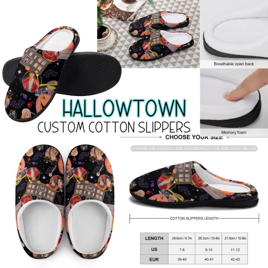 PREORDER Custom Slippers - Hallowtown - Closes 18 Sep - ETA mid Dec 2024 Slippers