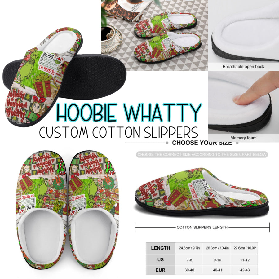 PREORDER Custom Slippers - Hoobie Whatty - Closes 18 Sep - ETA mid Dec 2024 Slippers