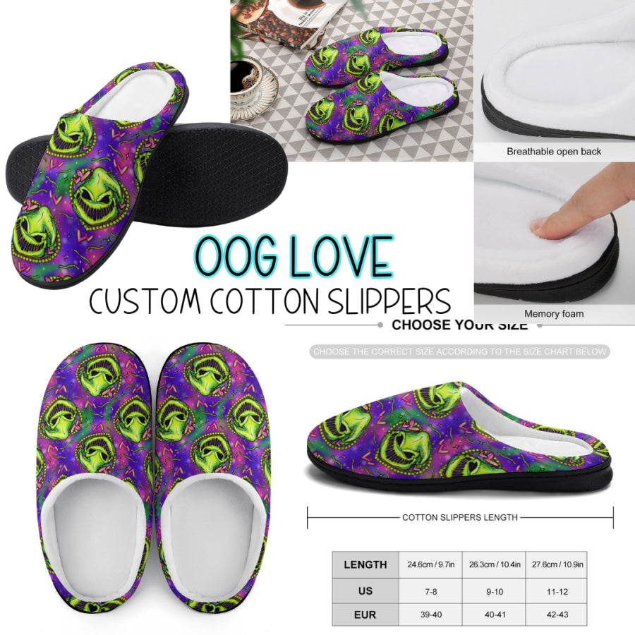 PREORDER Custom Slippers - Oog Love - Closes 18 Sep - ETA mid Dec 2024 Slippers