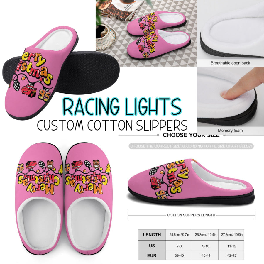 PREORDER Custom Slippers - Racing Lights - Closes 18 Sep - ETA mid Dec 2024 Slippers