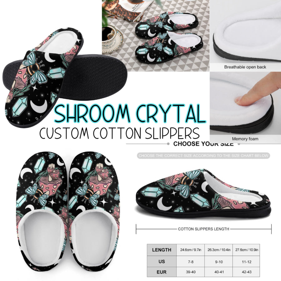 PREORDER Custom Slippers - Shroom Crystal - Closes 18 Sep - ETA mid Dec 2024 Slippers