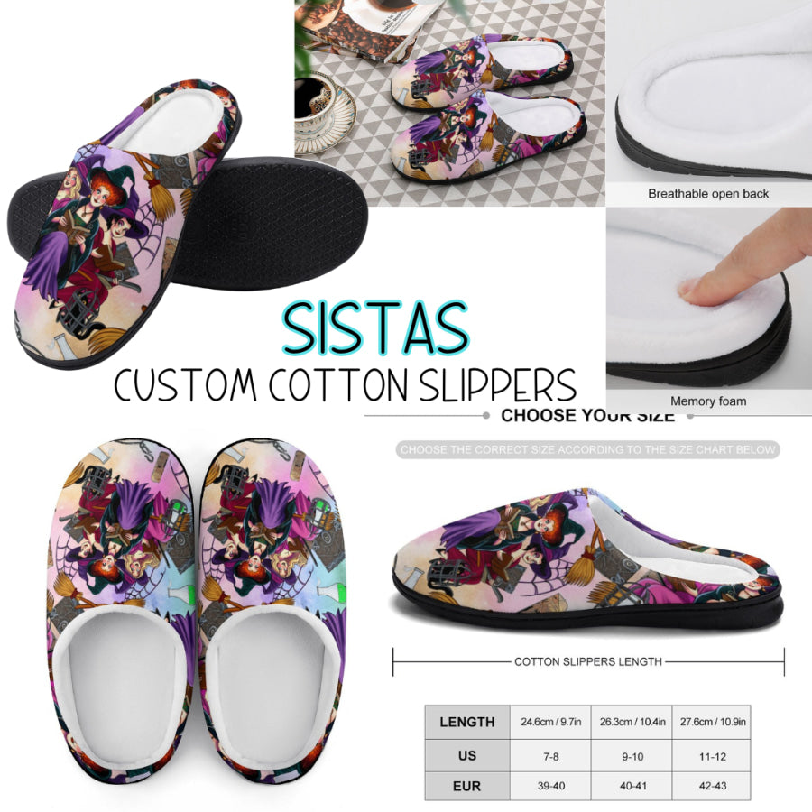 PREORDER Custom Slippers - Sistas - Closes 18 Sep - ETA mid Dec 2024 Slippers