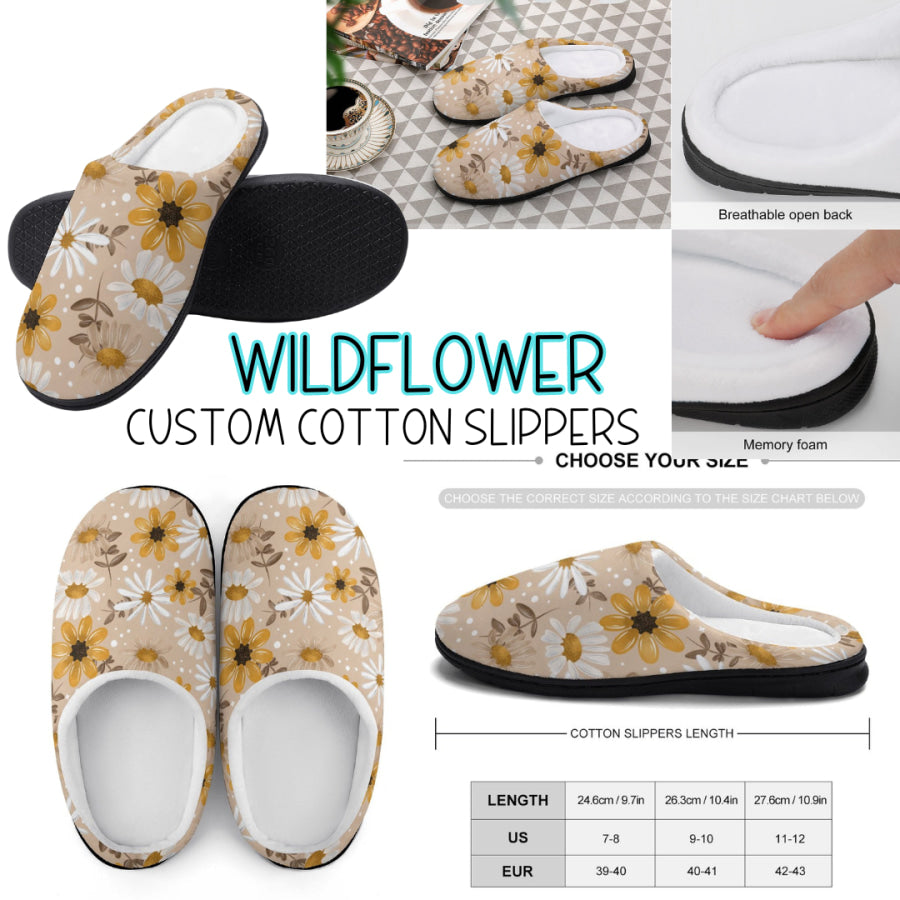 PREORDER Custom Slippers - Wildflower - Closes 18 Sep - ETA mid Dec 2024 Slippers