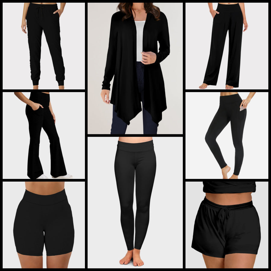 PREORDER Custom SOLID BLACK Styles - Closes 14 Nov - ETA early Feb 2025 Loungewear