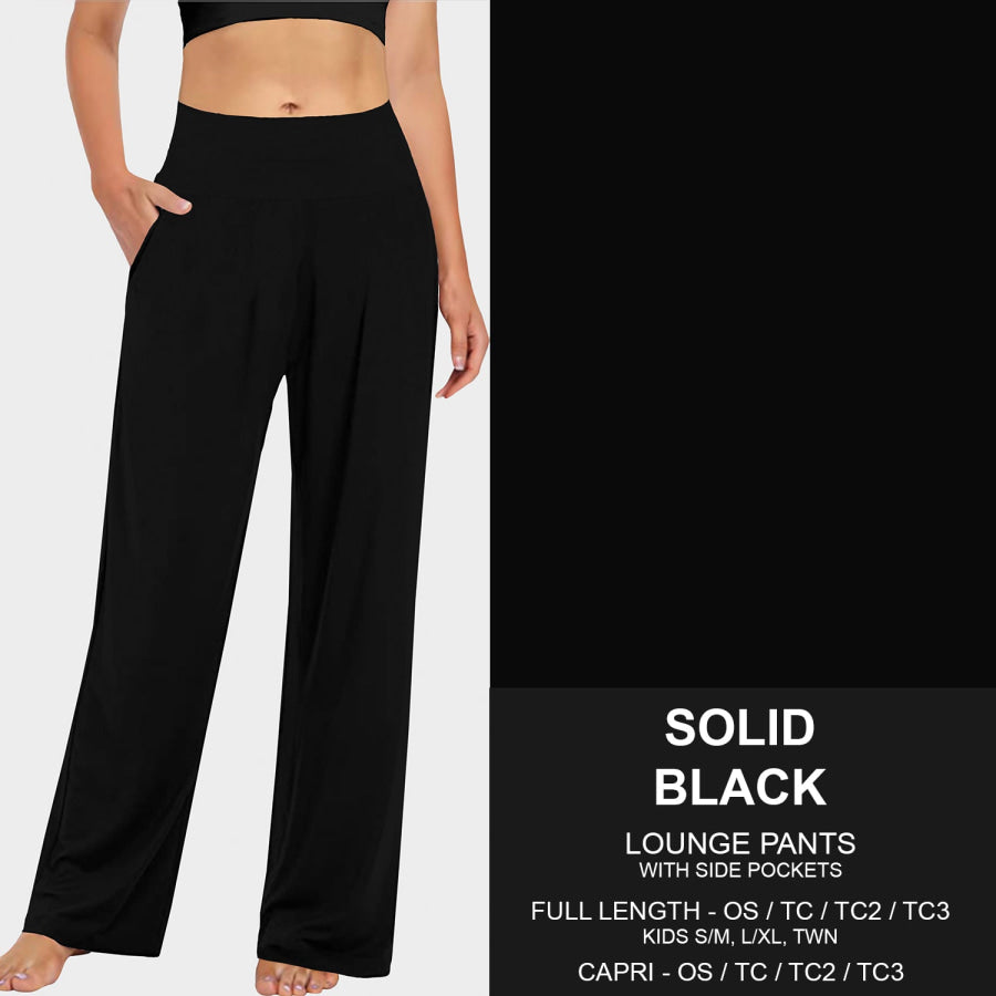 PREORDER Custom SOLID BLACK Styles - Closes 14 Nov - ETA early Feb 2025 Loungewear