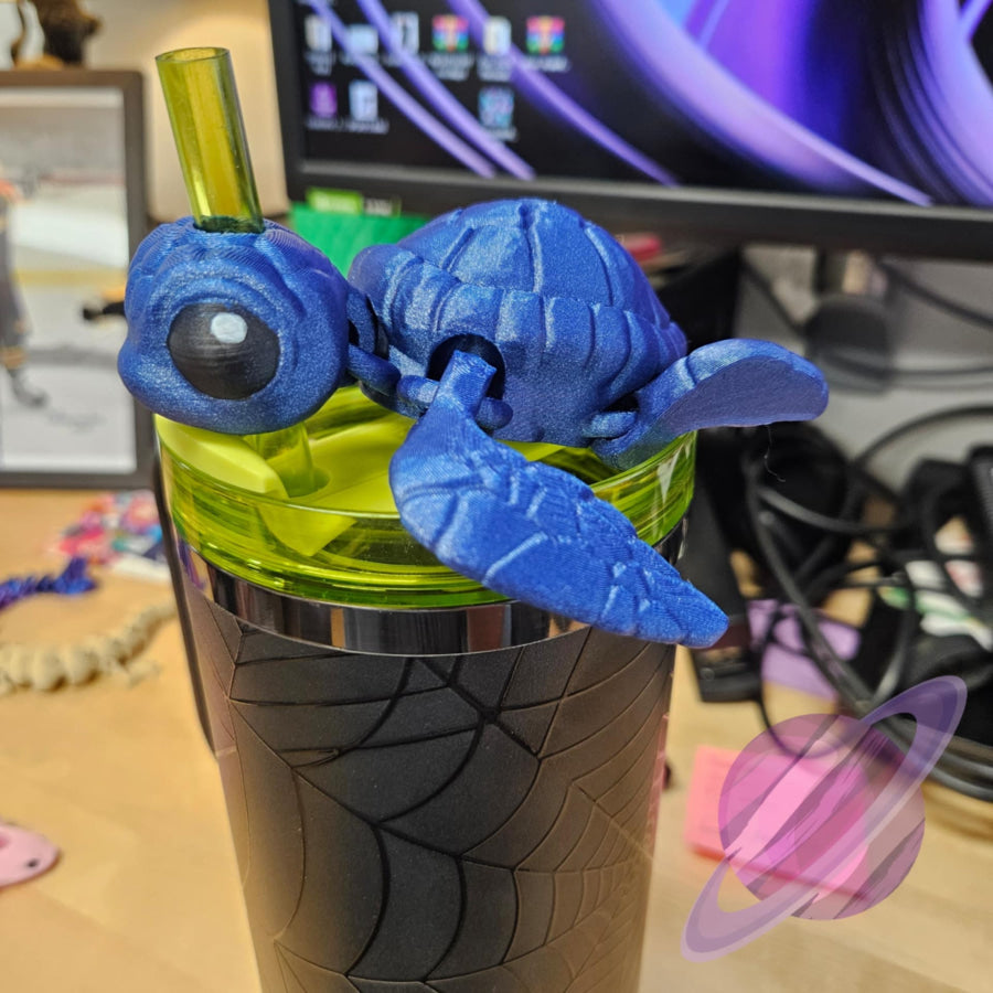 Preorder Custom Straw Buddies - Sea Turtle - ETA 3-4 weeks Drinkware