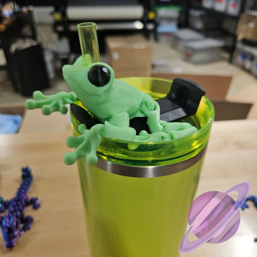 Preorder Custom Straw Buddies - Tree Frog - ETA 3-4 weeks Drinkware