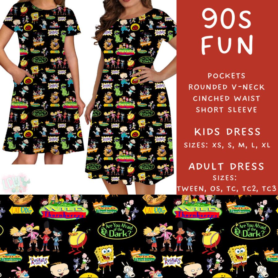 Preorder Custom Styles - 90s Fun - Closes 3 Mar - ETA late May 2025 Leggings