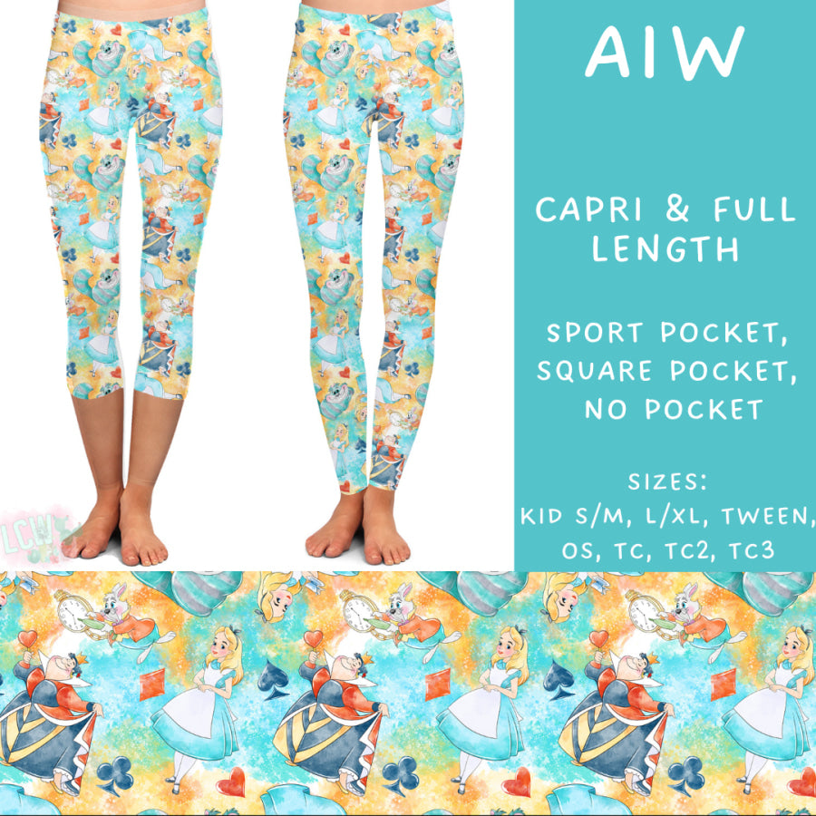 Preorder Custom Styles - AIW - Closes 18 Nov - ETA early Feb 2025 Leggings