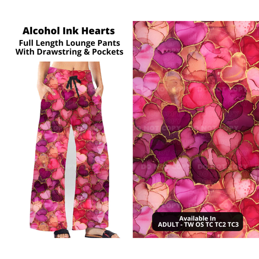 PREORDER Custom Styles - Alcohol Ink Hearts - Closes 28 Nov - ETA late Feb 2025 Leggings