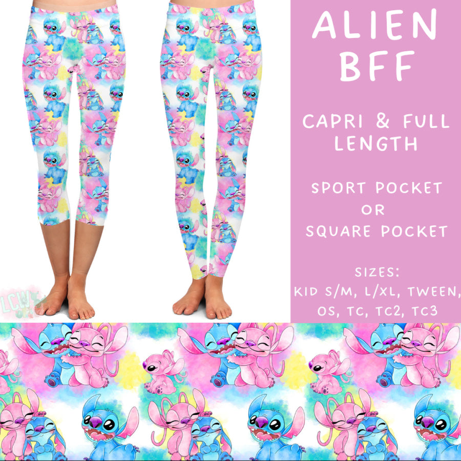 Preorder Custom Styles - Alien BFF - Closes 12 Mar - ETA early Jun 2025 Leggings