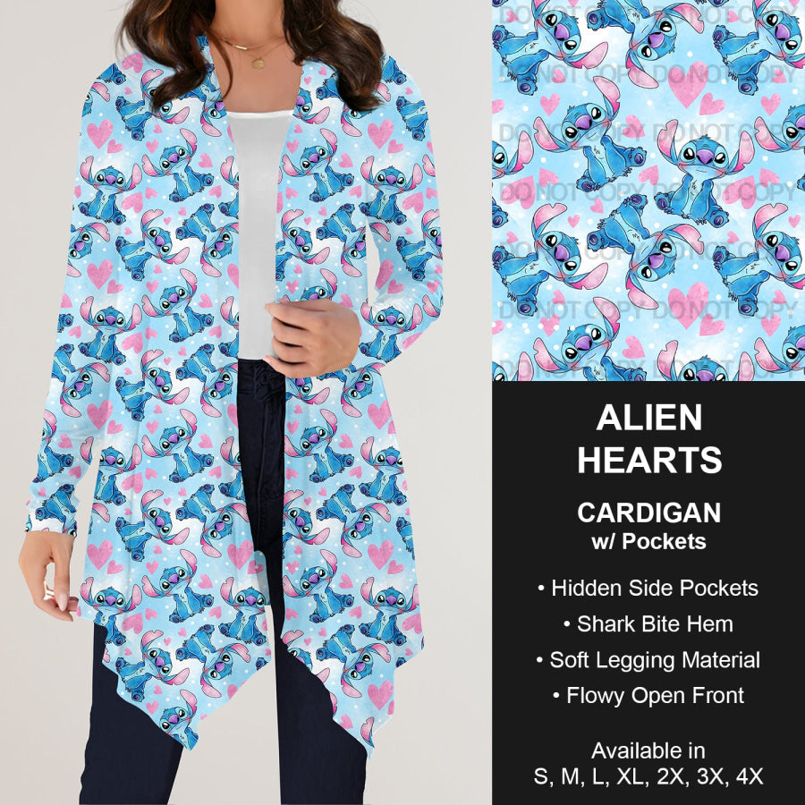 PREORDER Custom Styles - Alien Hearts - Closes 26 Nov - ETA early Feb 2025 Loungewear