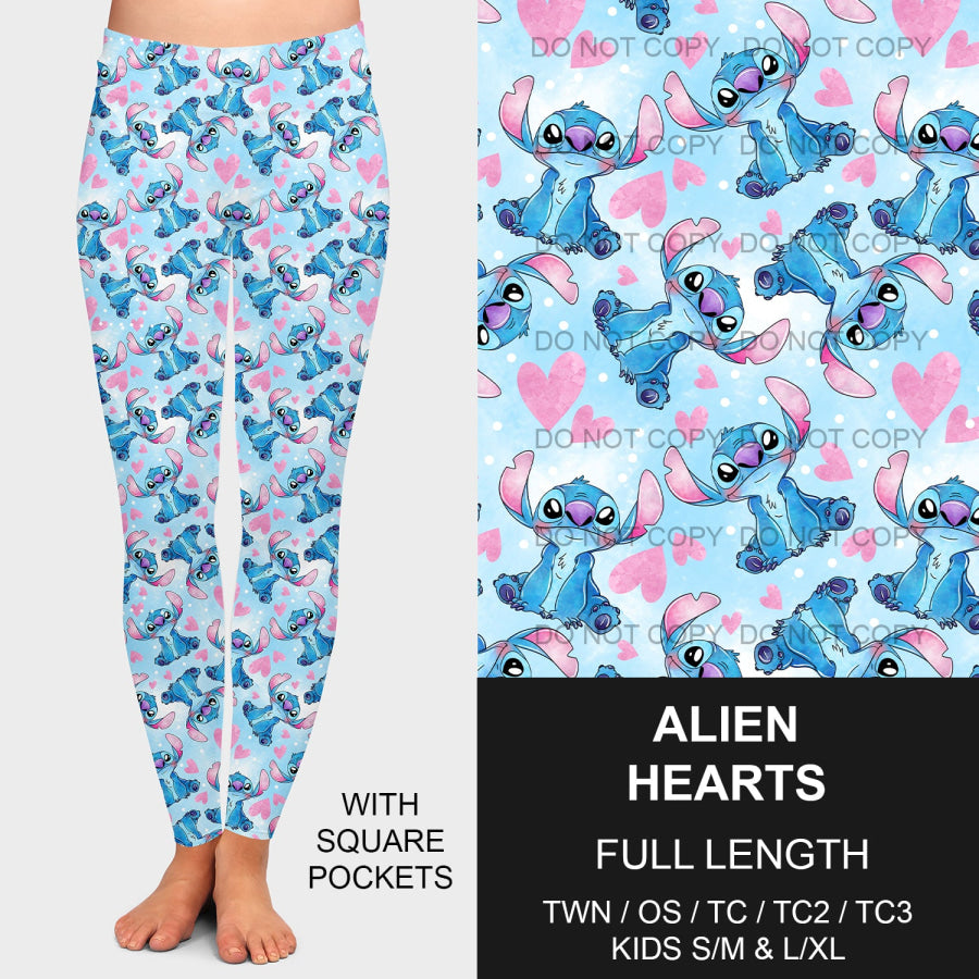 PREORDER Custom Styles - Alien Hearts - Closes 26 Nov - ETA early Feb 2025 Loungewear