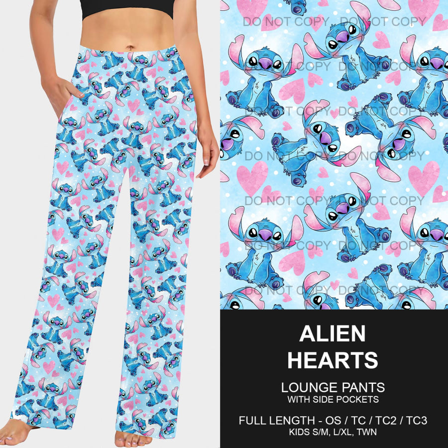 PREORDER Custom Styles - Alien Hearts - Closes 26 Nov - ETA early Feb 2025 Loungewear