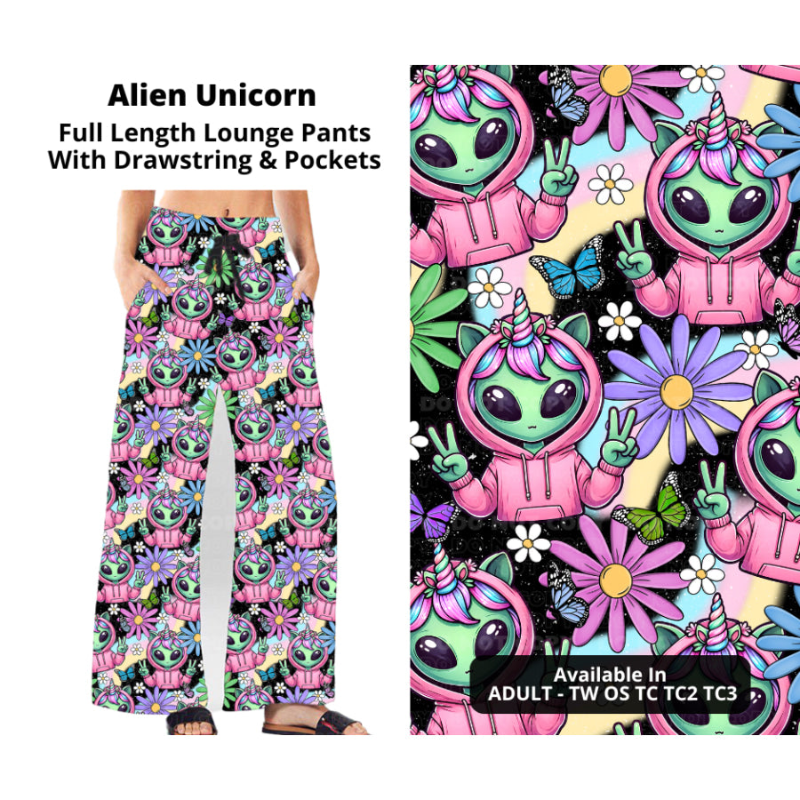 PREORDER Custom Styles - Alien Unicorn - Closes 21 Nov - ETA late Feb 2025 Leggings