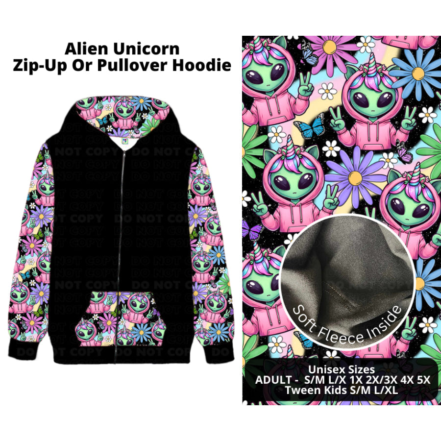 PREORDER Custom Styles - Alien Unicorn - Closes 21 Nov - ETA late Feb 2025 Leggings