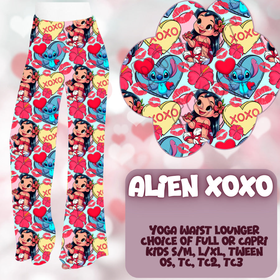 PREORDER Custom Styles - Alien XOXO - Closes 2 Dec - ETA mid Feb 2025 Leggings